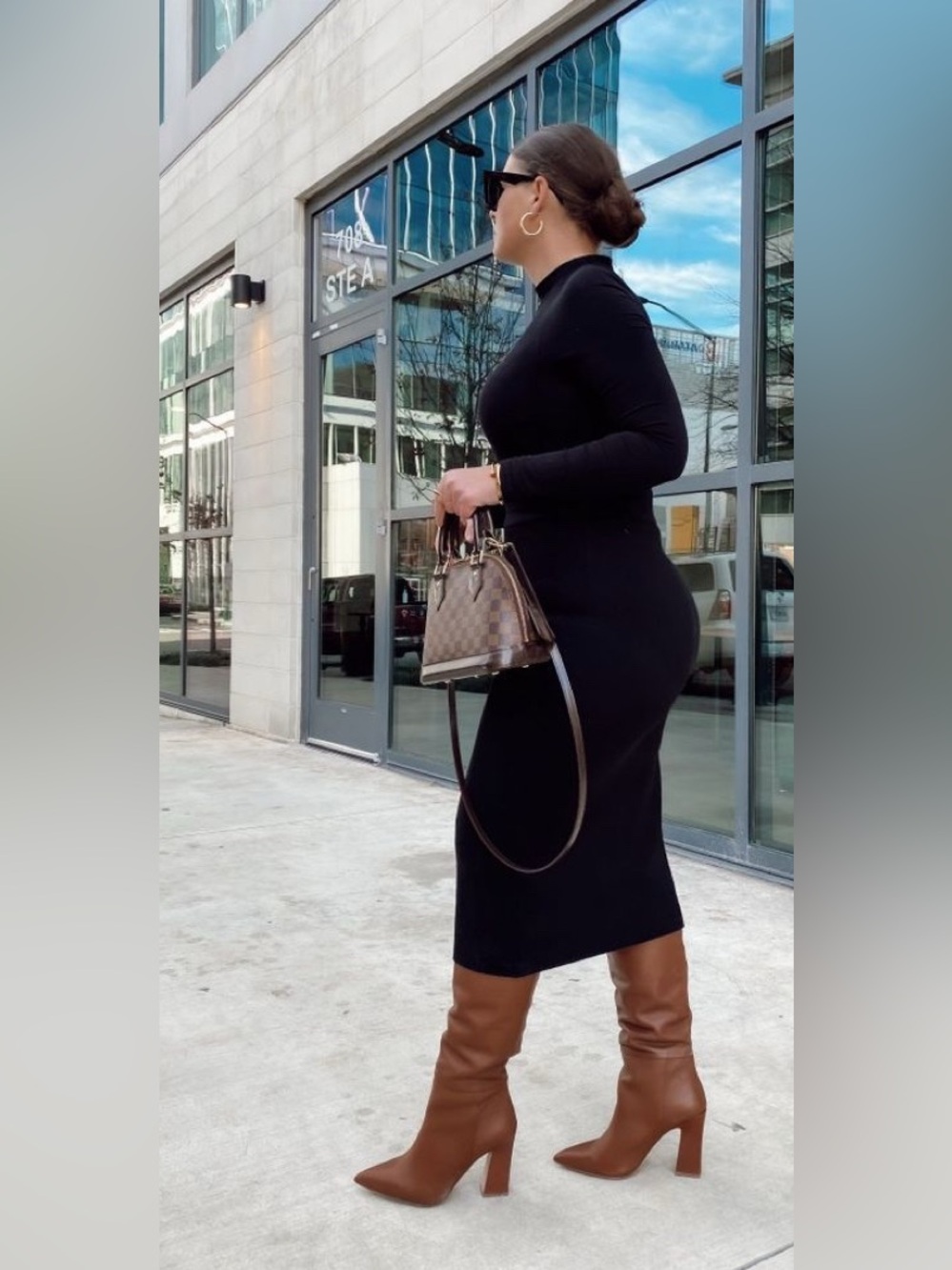 Ash Mystery: NWT BLACK GLITTER ANIMAL PRINT SWEATER DRESS